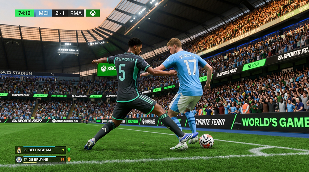 گیم پلی بازی FC 27 روی ایکس باکس