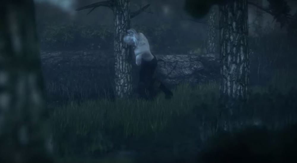 Geralt running