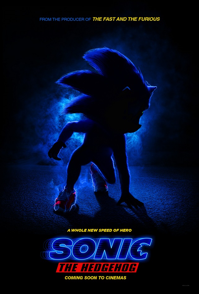 sonic the hedgehog movie first poster