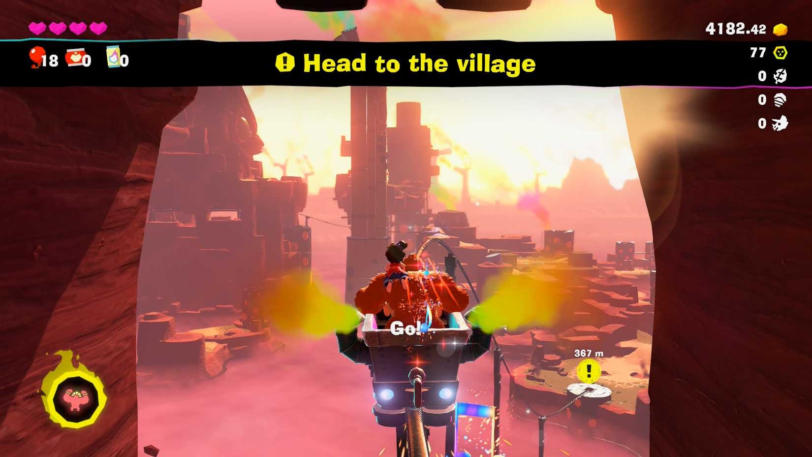 dk bananza minecart 1