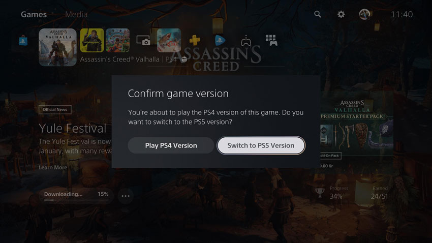 PS5 Update Adds Notification When Booting Up Cross Gen Games