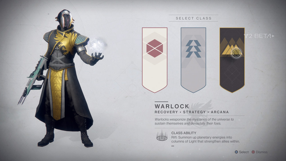 destiny 2 warlock class