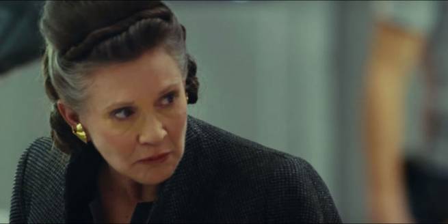 کری فیشر با استفاده از سکانس‌های قدیمی‌تر در Star Wars Episode 9 حضور دارد